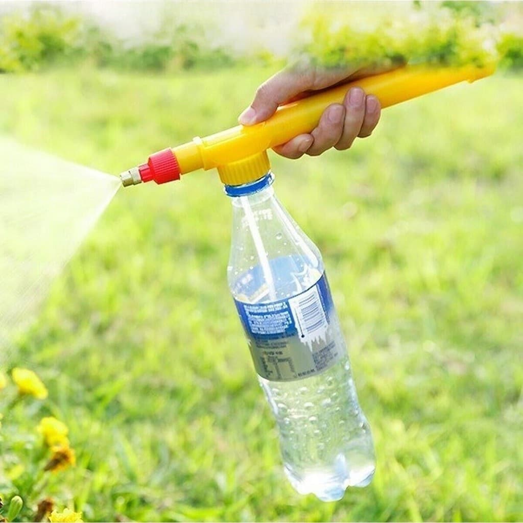 Borrifador de Garrafa Pet Manual com Regulador para Jardins e Plantas Pulverizador