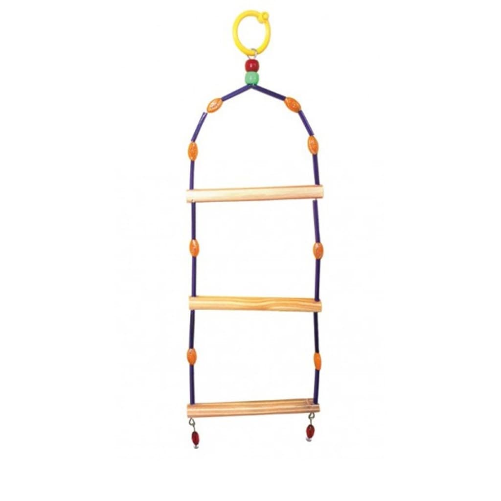 Brinquedo Balanço Calopsita Pássaros Biju Luxo Escada