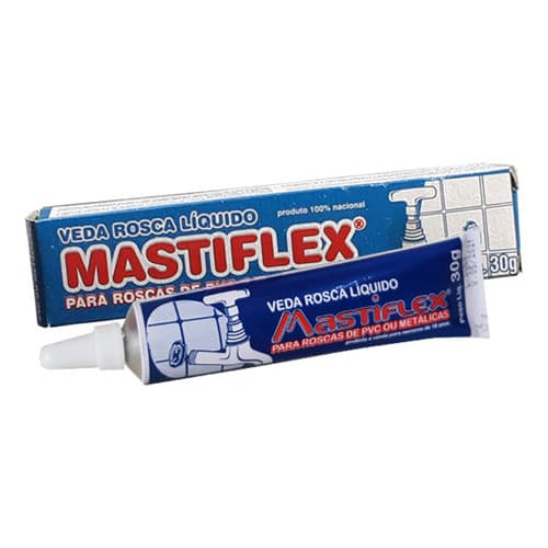 Veda Rosca Líquida Para Roscas Pvc E Metalicas Agua Quente ou Fria Mastiflex 30g