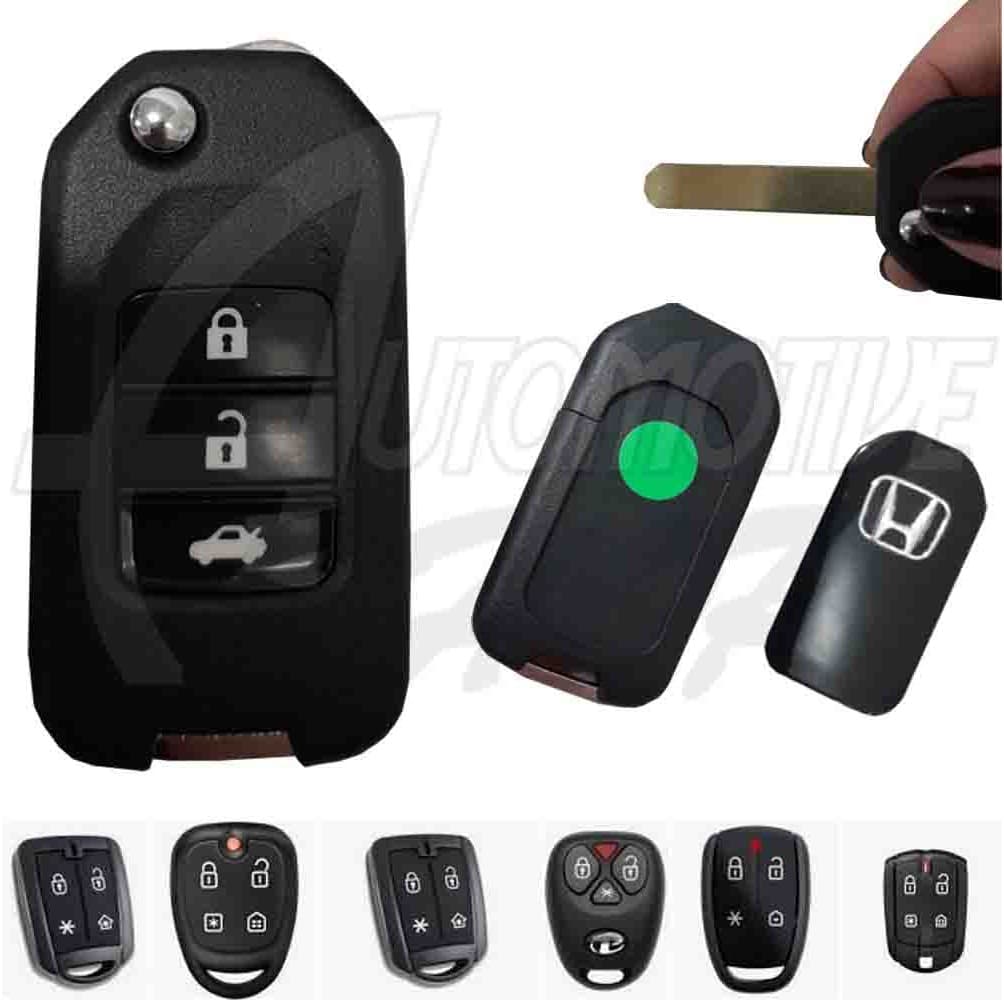 Chave Canivete p Alarme Positron Honda Civic 01-06 Fit 03-08