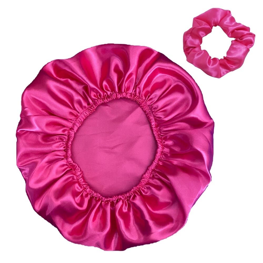 Kit 12 toucas de cetim +12 Xuxinha fru fru scrunchie laçarote de cetim Antifrizz escolha sua cor