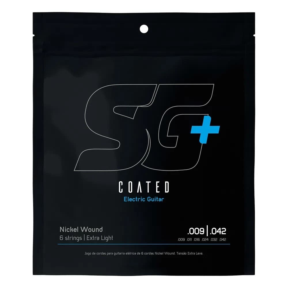 Encordoamento SG para Guitarra Niquel Extra Light 009 Revestida
