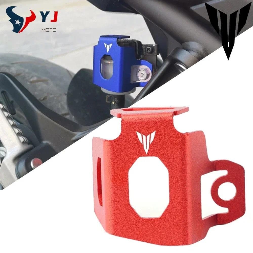 Para Yamaha MT-25-07-09-10-03 SP MT03 FZ09 FZ07 MT09 MT07 Reservatório De Fluido De Freio Traseiro Guarda Capa Protetor