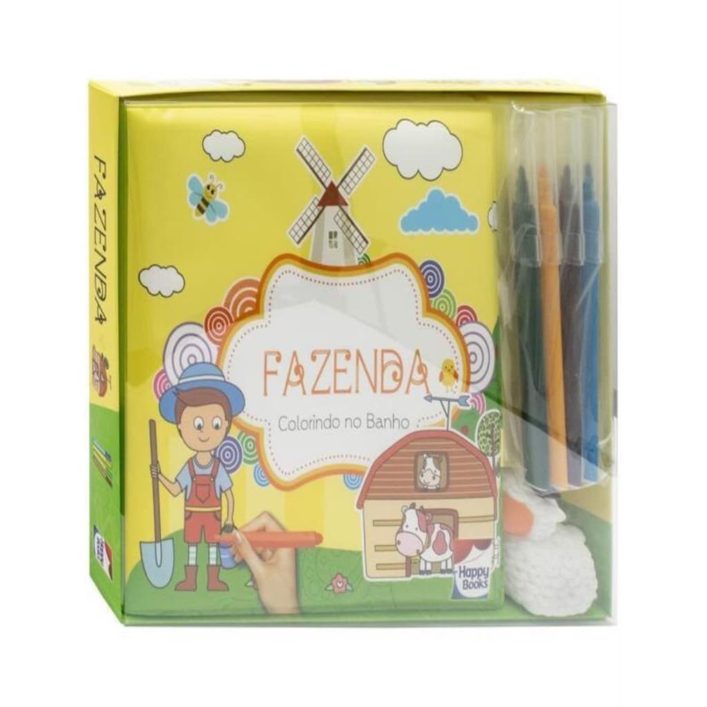 Livro - Colorindo No Banho - Fazenda