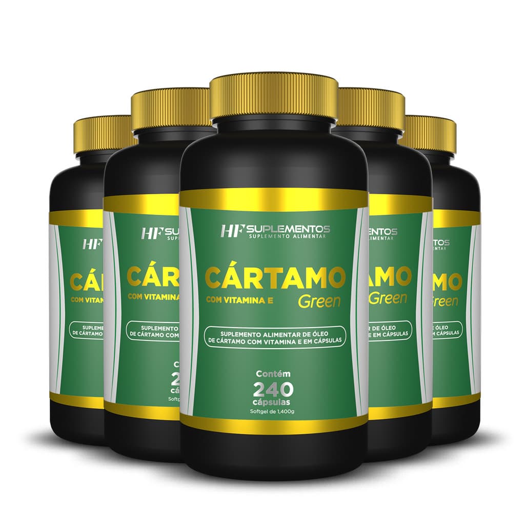 5X CÁRTAMO + VITAMINA E REDUZ APETITE ACELERA METABOLISMO