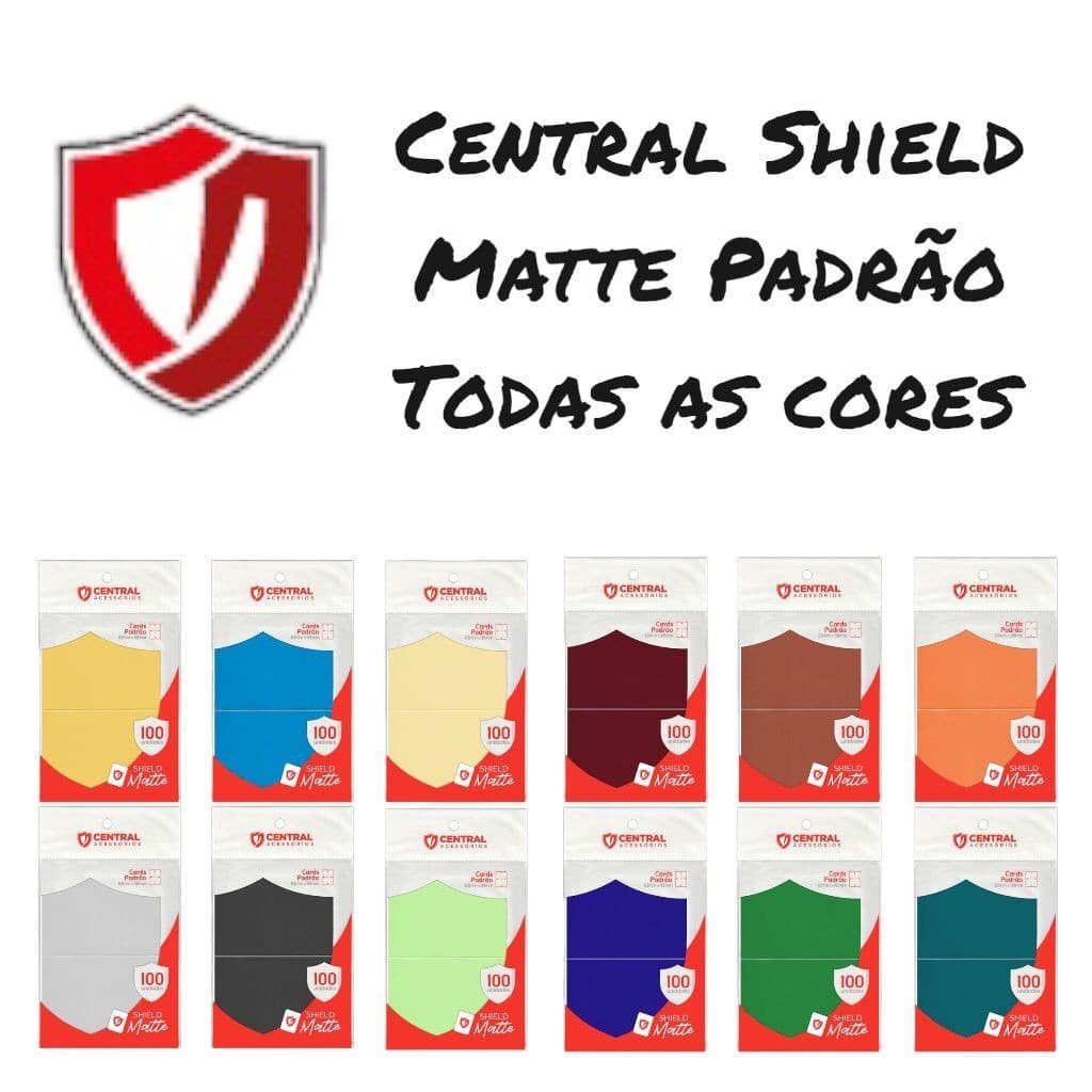 Sleeve Shield Central  100 Un. Magic Pokemon 63mm X 88mm Top matte