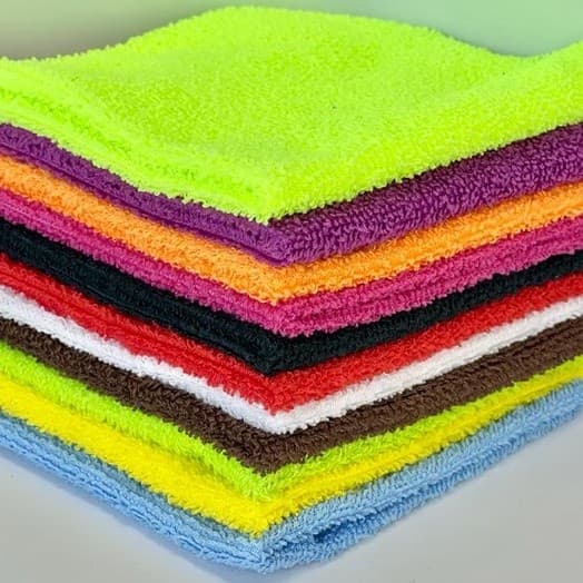 Kit c/10 Panos de limpeza microfibra alta absorção 25x25cm