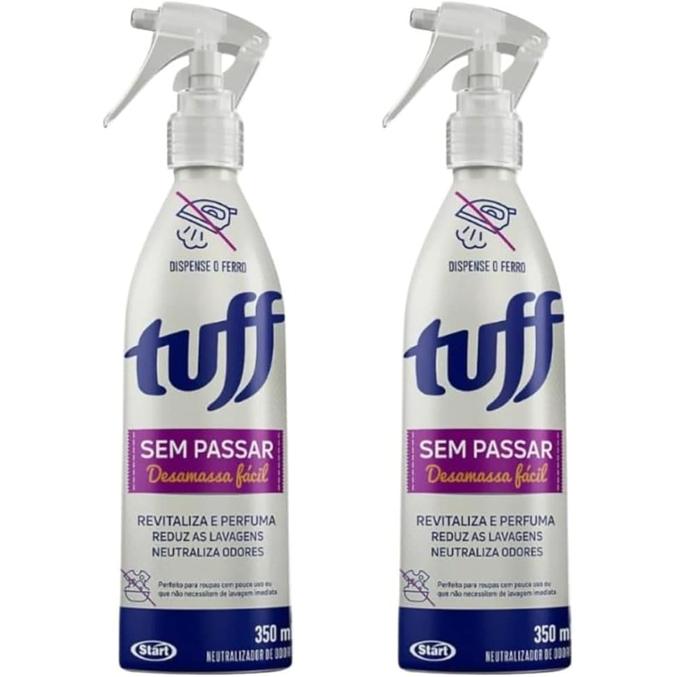 Kit 2 Un Neutralizador Odor Tuff Sem Passar Desamassa Fácil