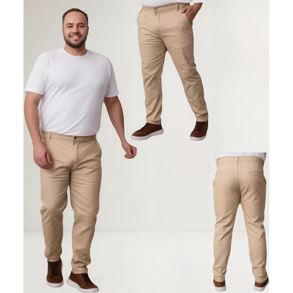 Calça De Sarja Plus Sise Masculina Adulto