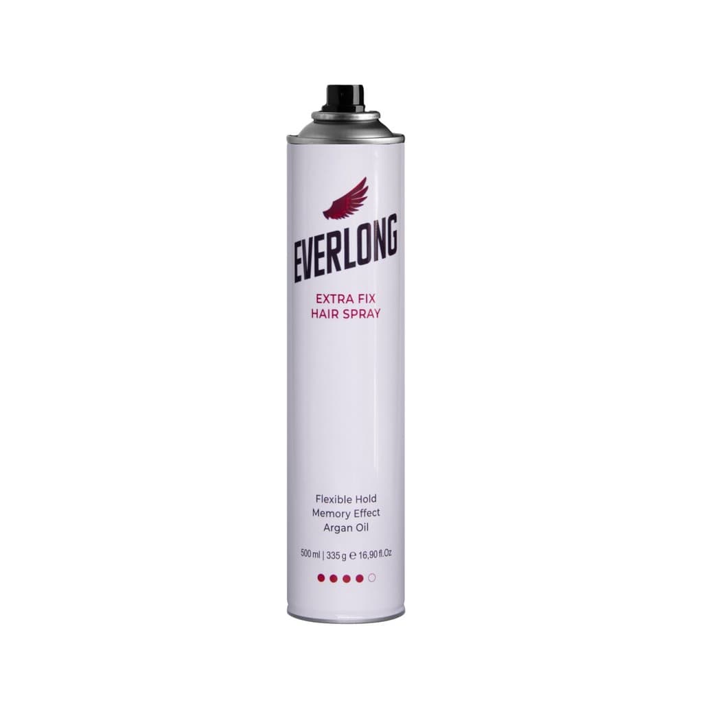 Hair Spray fixador de cabelos Everlong Extra Fix - 500ml - Fixação leve