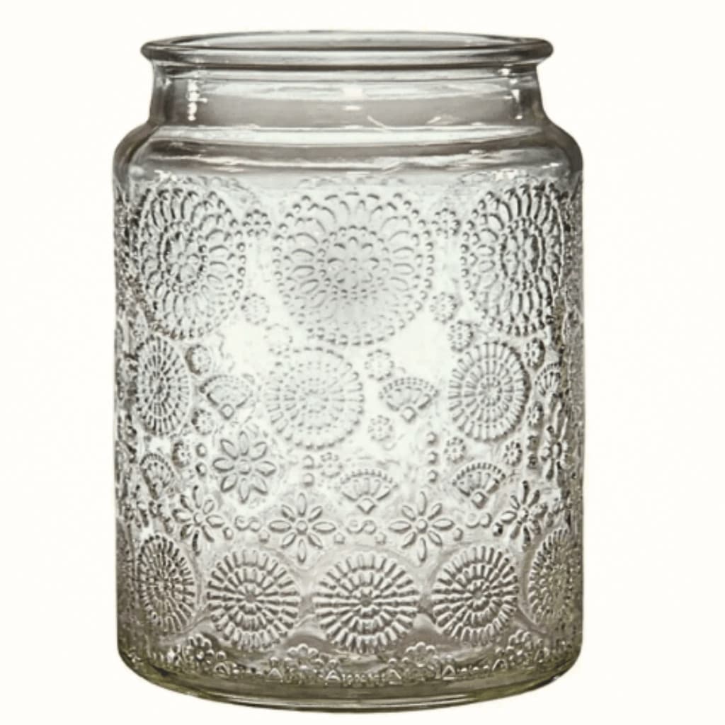 VIDRO HESSONITA PARA VELAS CRISTAL