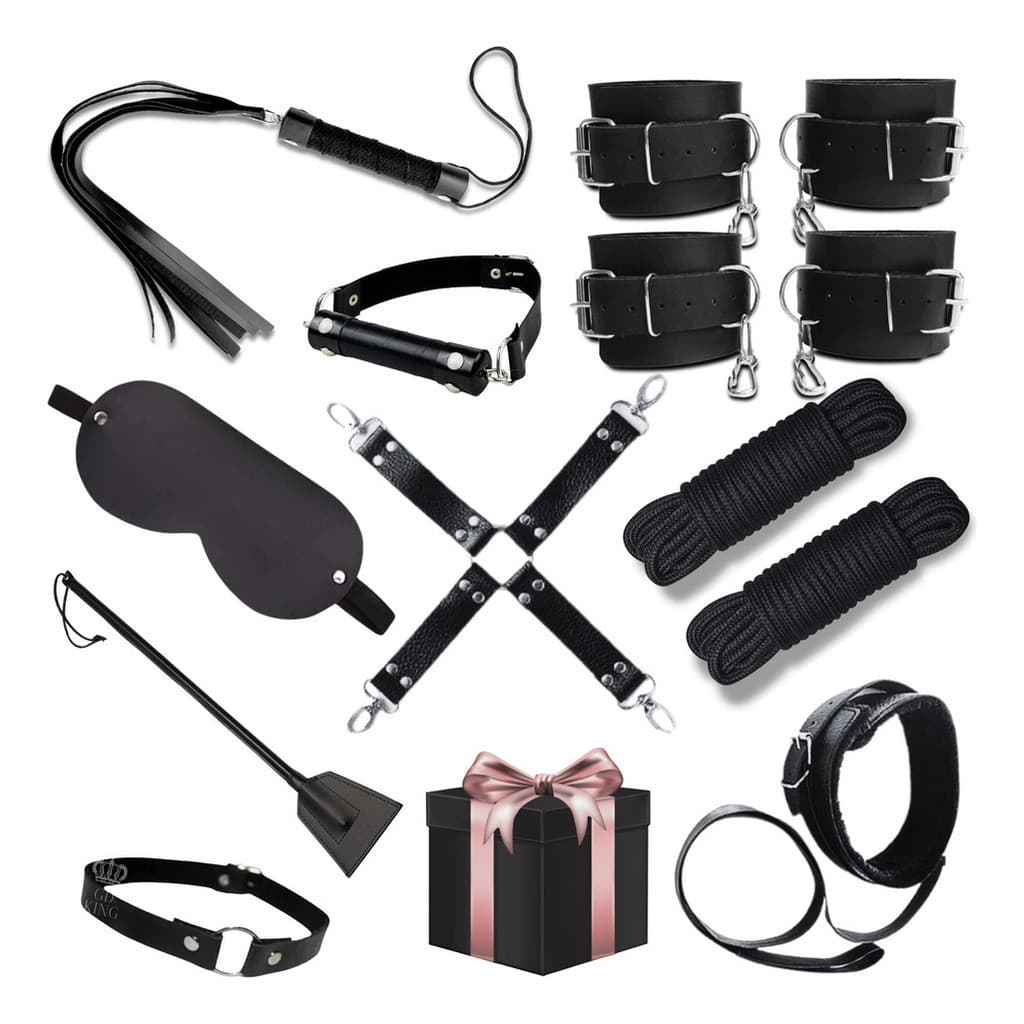 Kit Fantasia Máscara Chicote Colar 12 Pçs