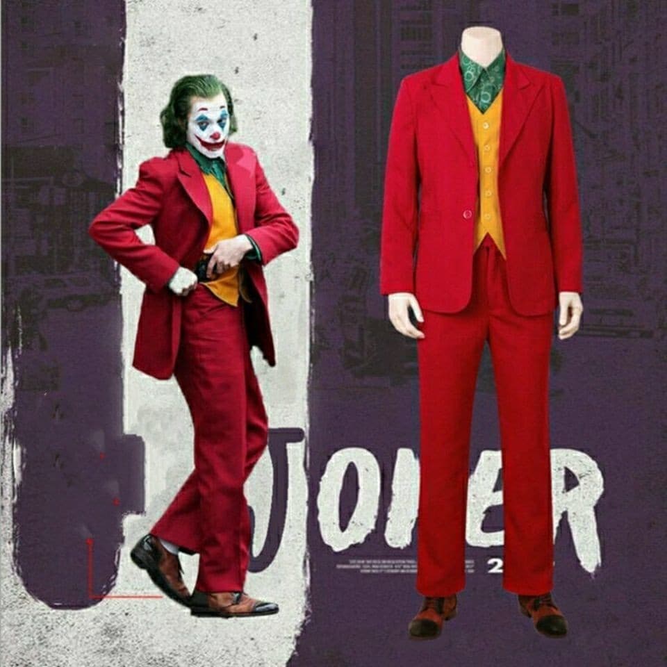 Coringa traje coringa coringa Jequin Phoenix desempenho traje Halloween cosplay traje adulto masculino terno