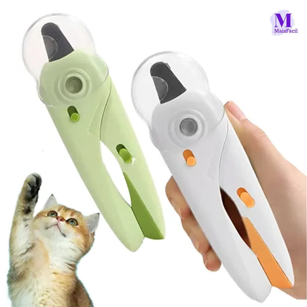 Cortador De Unhas Para Cães E Gatos Alicate Kit De Lixo Com Ledz by Led Tesoura Completa