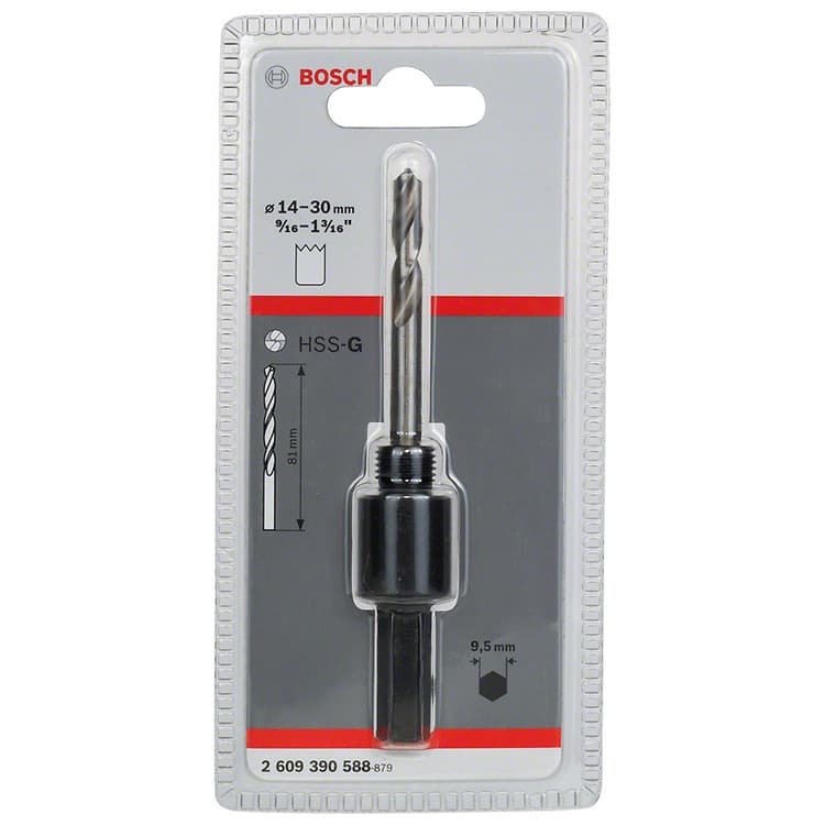 Suporte para Serra Copo Bosch Hexagonal 1/2" - 14-30mm