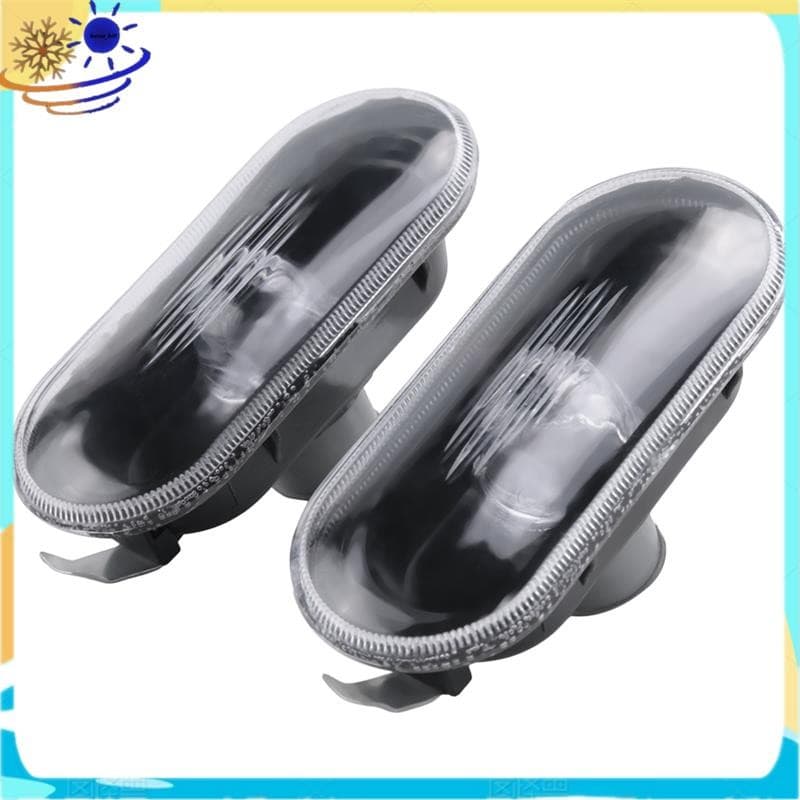 2 Pçs Marcador Lateral Do Carro Sinal De Volta Luz Advertência Preto Capa Da Lâmpada Para MK4 Golf , B5/B5.5 ,