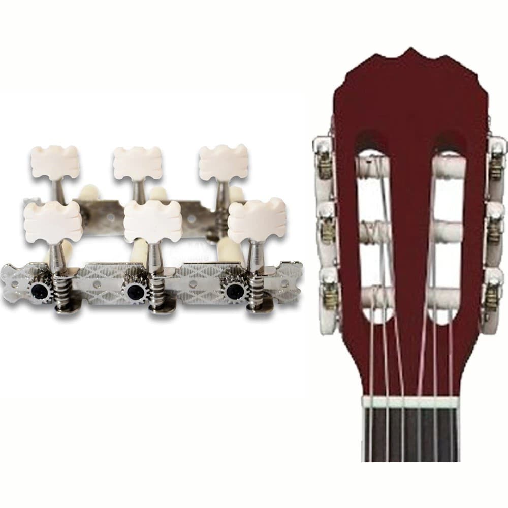 Tarraxa Para Violão Aço Nylon – Pino Grosso Universal