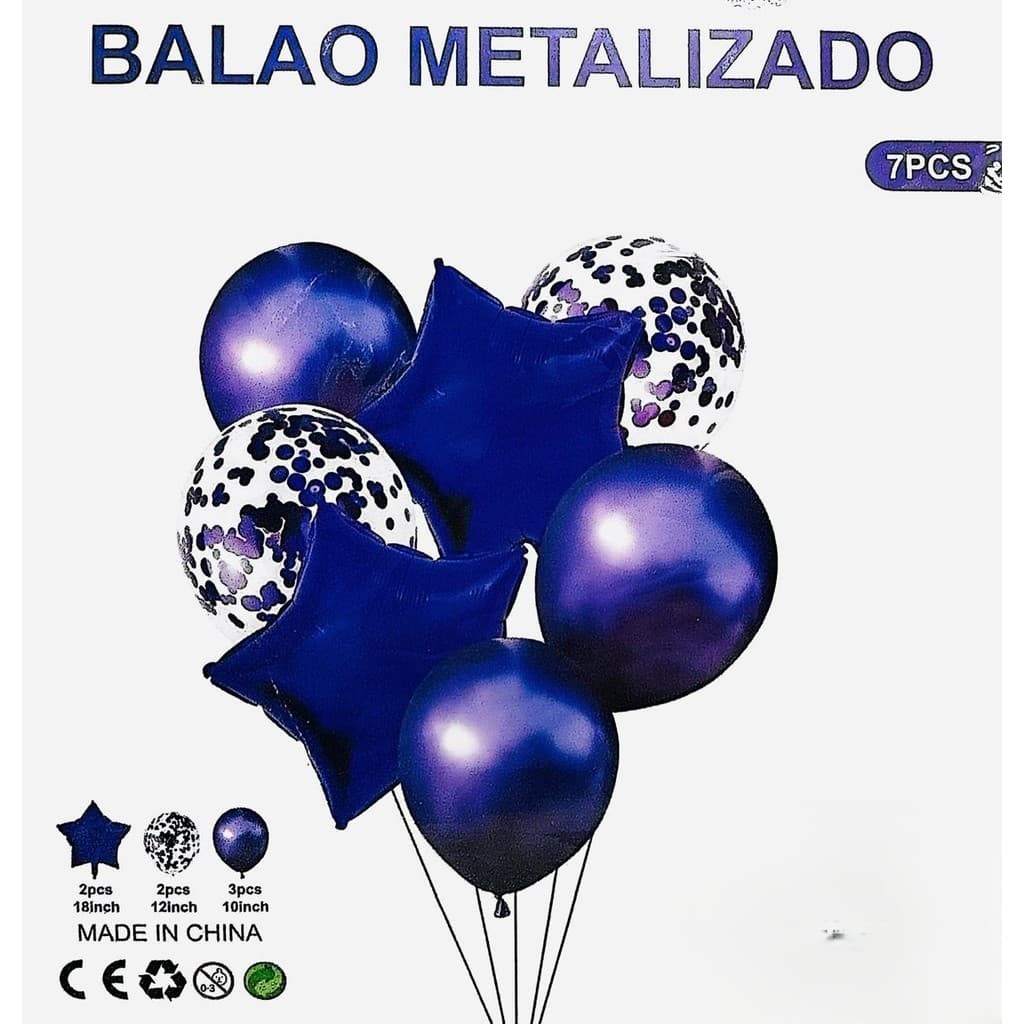 7un Balões Balão De Látex Confete  Para Decoração Festa Aniversário Balões Coloridos Bexiga Látex