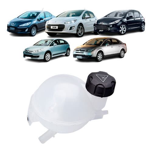 RESERVATÓRIO AGUA RADIADOR PARA CITROEN C4 2007 A 2014 PEUGEOT 307 308 408 2002 A 2019