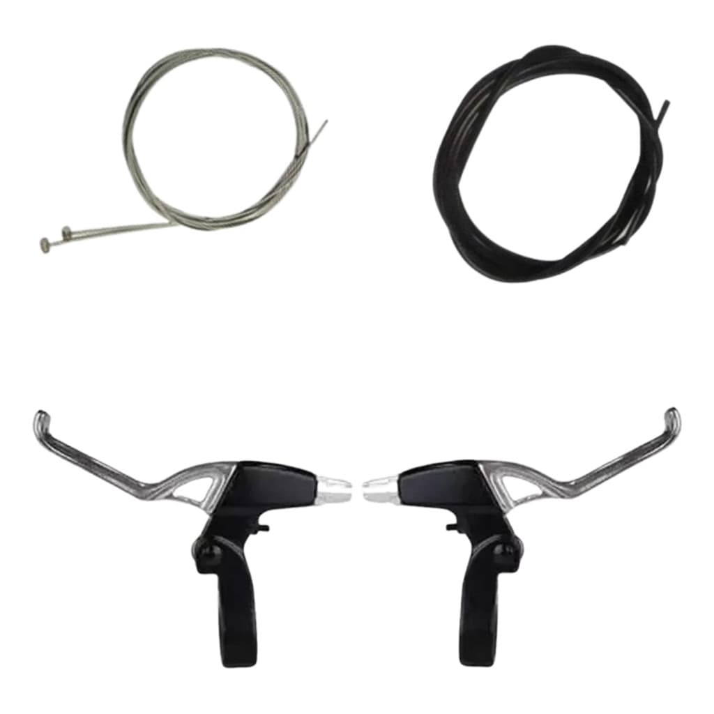 Manete Alumínio V-brake/disco Mecânico Preto
