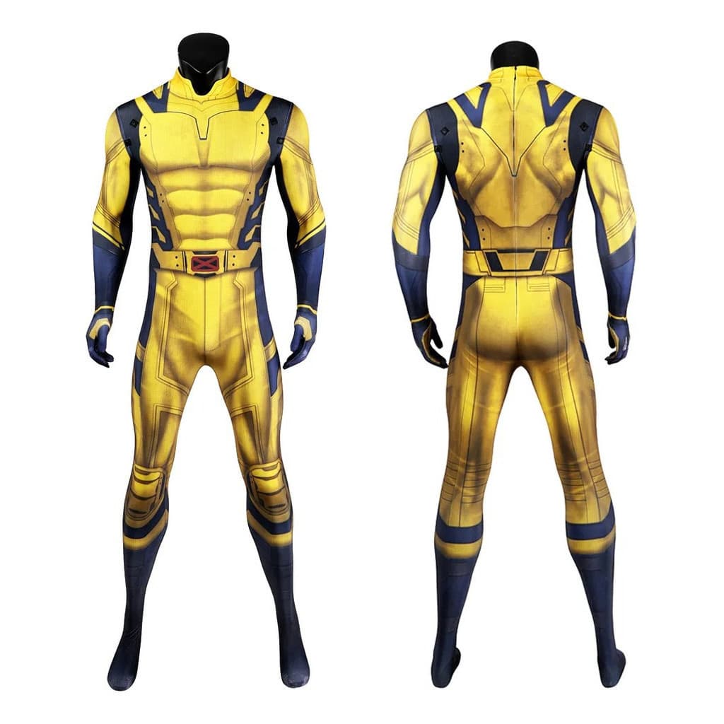 Fantasia Cosplay Wolverine Filme Deadpool Traje Luxo X-men