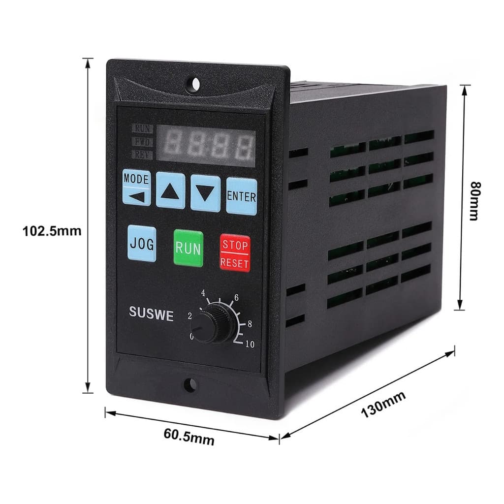 Inversor De Frequência 750w 1 Cv 220v Monofa/trifásico Rs485