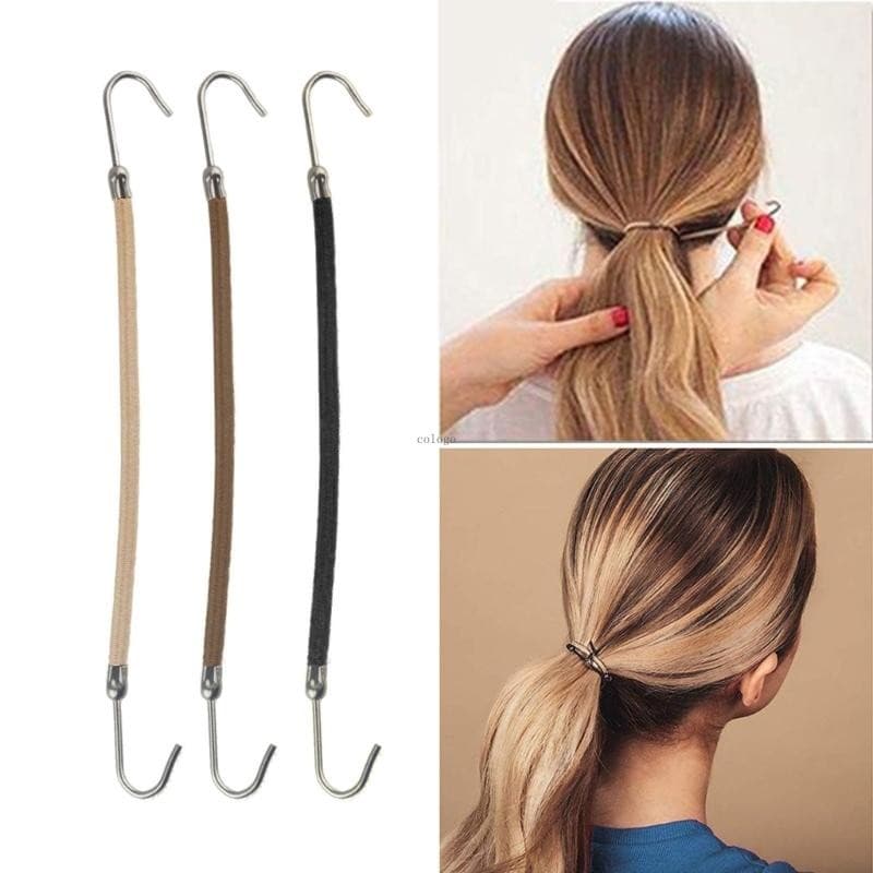 Conjunto 10 Ganchos Elásticos Para Cabelos Faixas Cabelo Gancho Faixa Feminina Elegante Acessórios