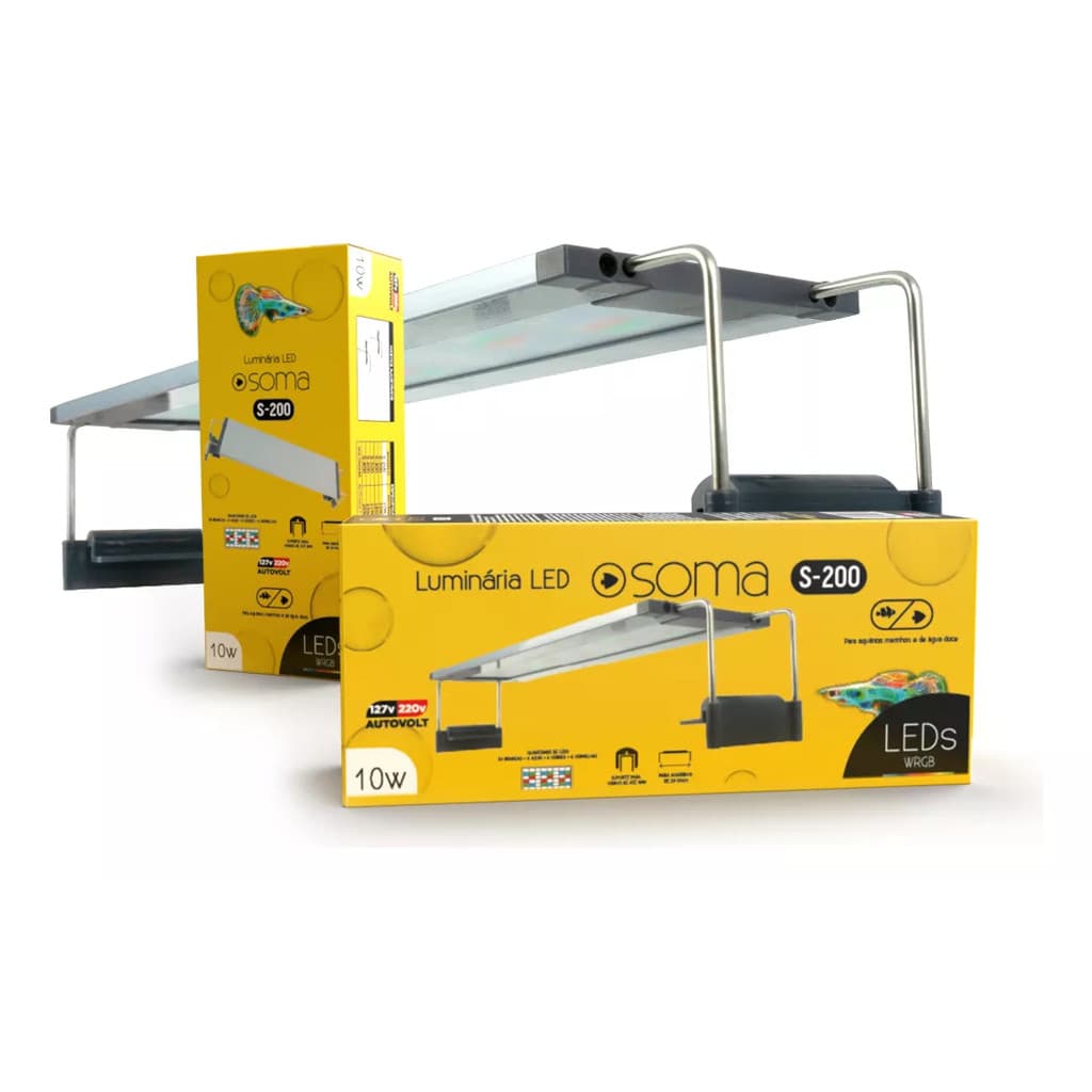 LUMINARIA LED SOMA S- 200 (10W) LED WRGB AUTOVOLT