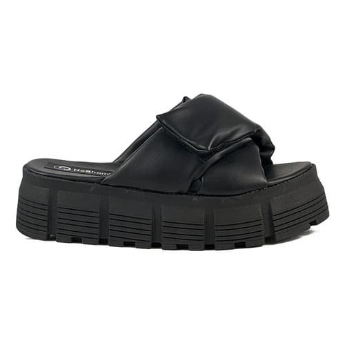 Sandália Tratorada Flat Tiras Velcro Flatform Plataforma