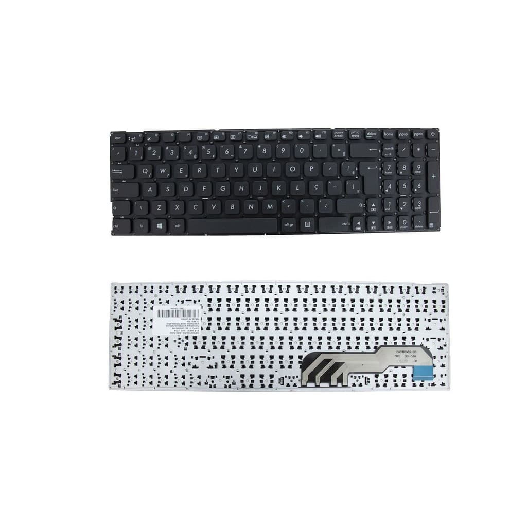 TECLADO COMPATIVEL NOTEBOOK  ASUS X541N-PD1003Y - BLACK - BR - NO FRAME
