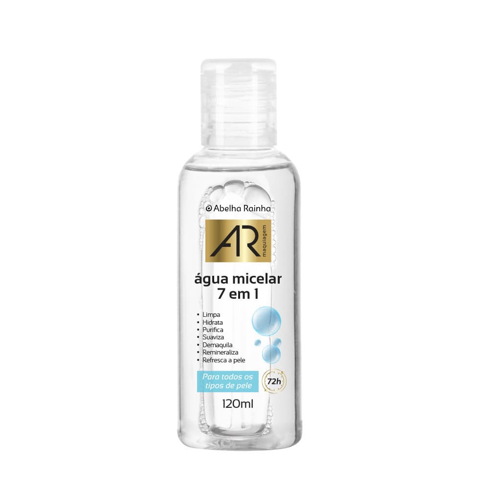 Agua Micelar Abelha Rainha 7 em 1 120ml Ação Estimulante AR