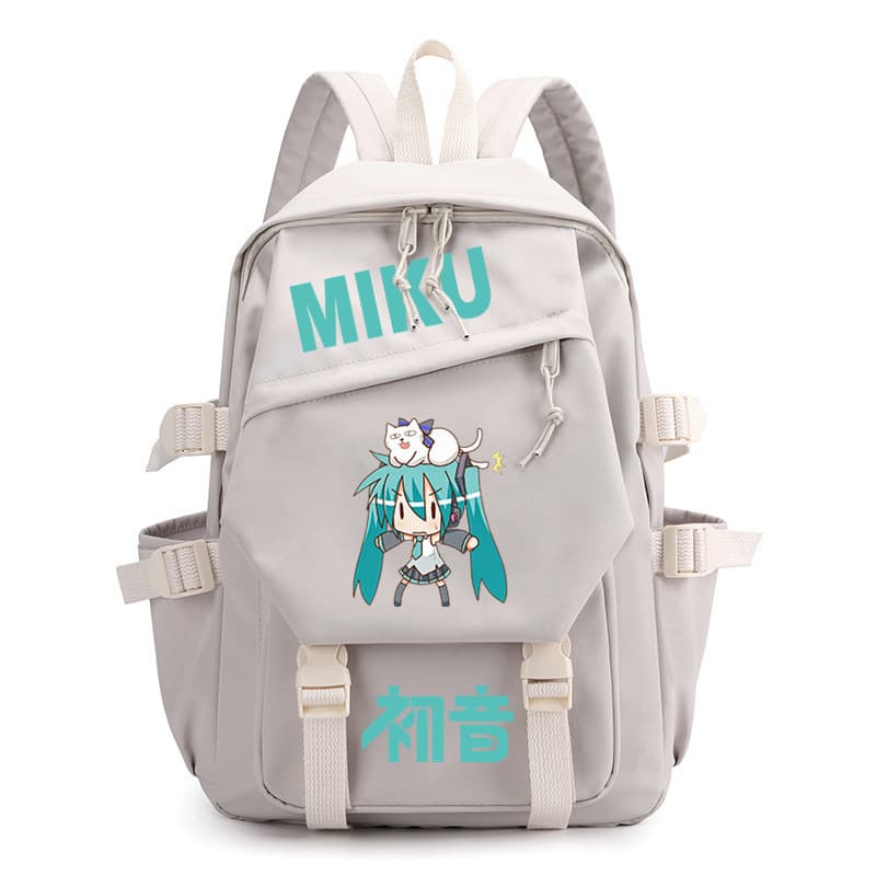 Mochila dos desenhos animados Hatsune Miku mochila bonito dos desenhos animados japonês bidimensional periférico grande capacidade Campus estudante crianças mochila