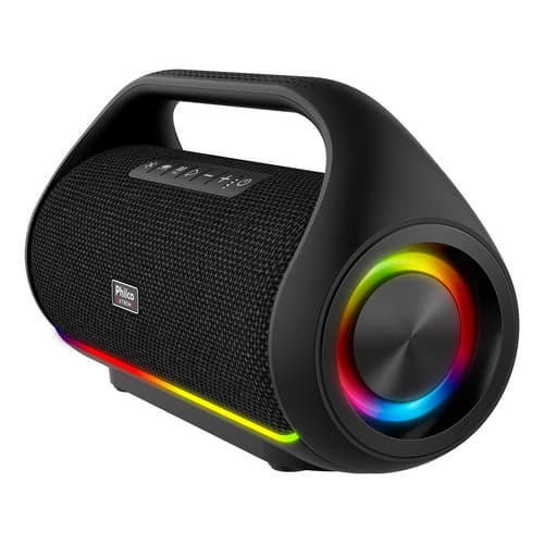 Caixa de Som Portátil Philco Extreme PBS220BT 220W Bluetooth Potente Som Envolvente para Festas