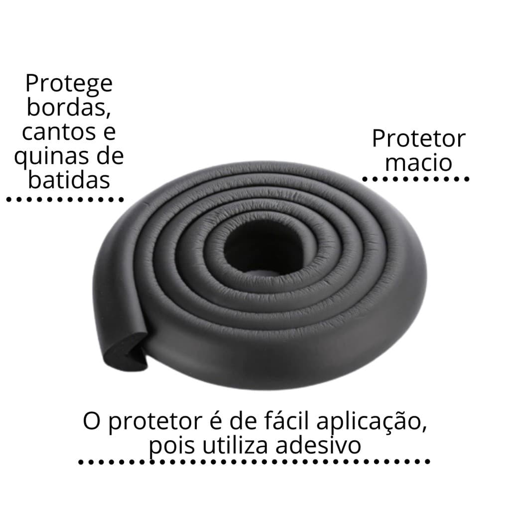 PROTETOR QUINA CANTO CANTONEIRA SEGURANÇA BEBE ROLO COM 2 METROS