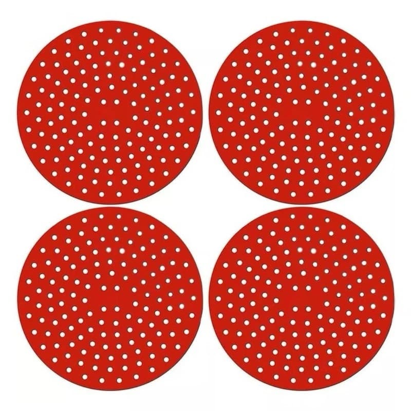 Kit com 4 Protetor de Silicone para Fogão de Indução Tapete Almofada para Fogão de Indução