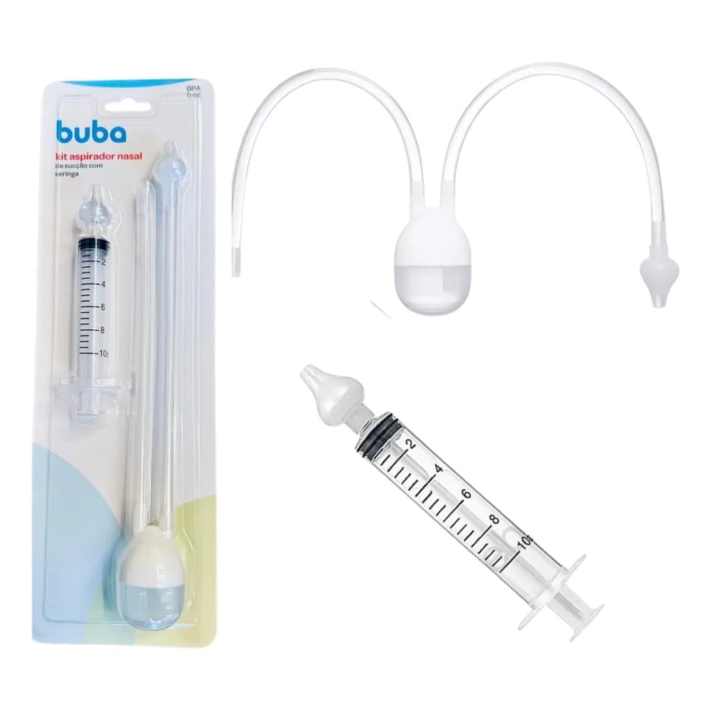 Kit Buba Aspirador Nasal com Seringa