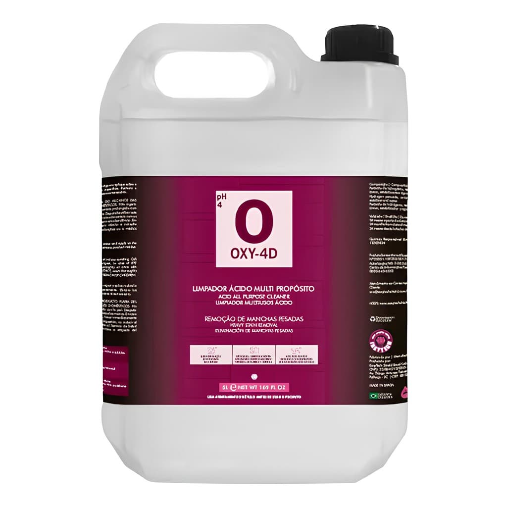 Oxy 4D Easytech 5L – Limpador Concentrado para Remoção de Manchas e Revitalização de Superfícies