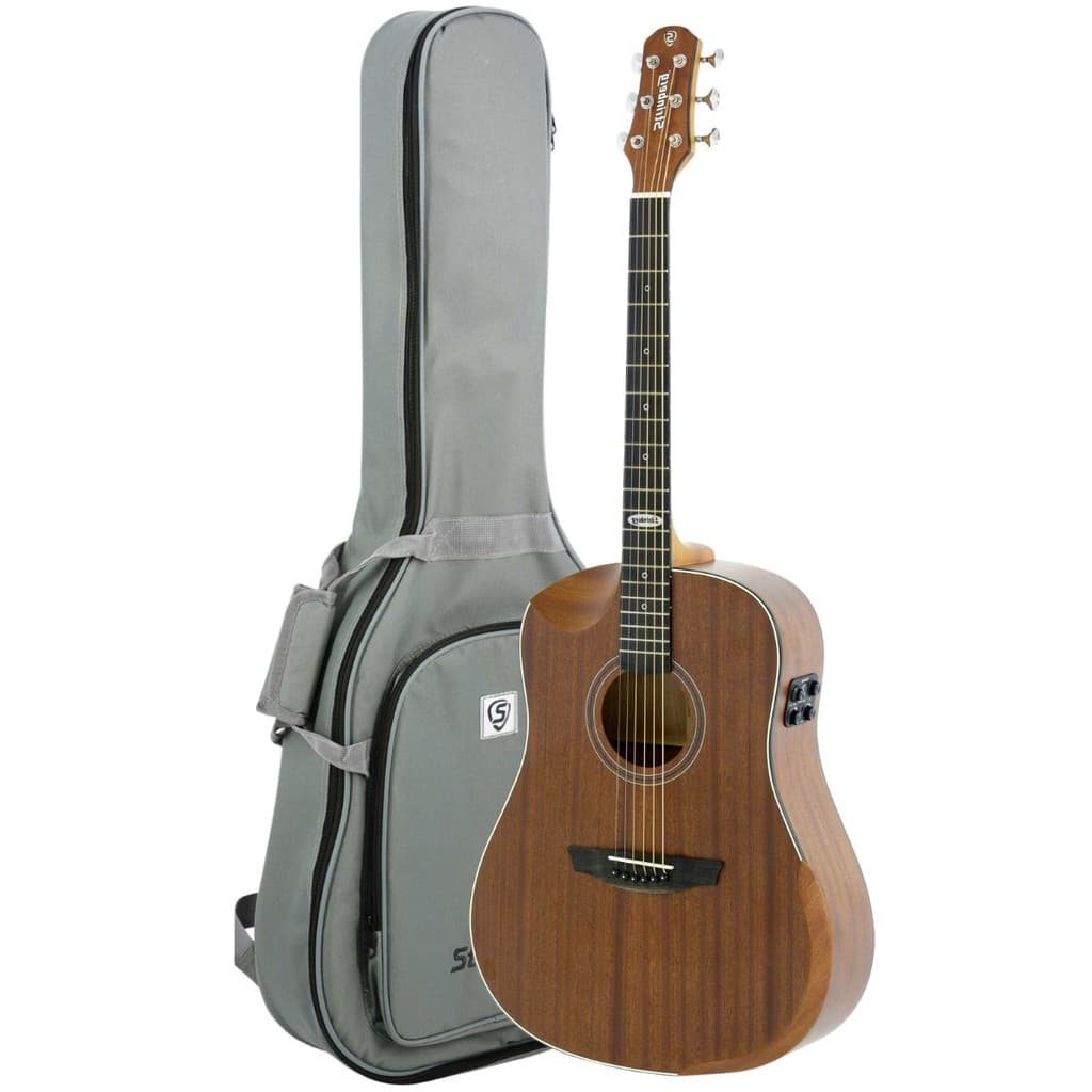 Violão Strinberg Elétrico Folk SD301HCR Lh Canhoto Galaxy