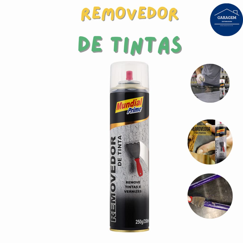 Removedor de Verniz e Tinta Mundial Prime 350ml – Pronto para Uso