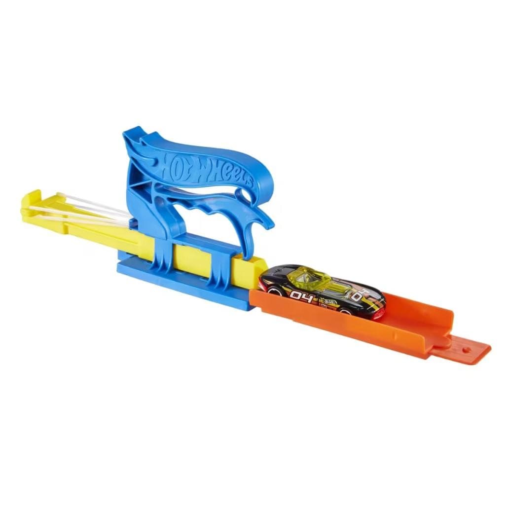 Lançador de Veículos Azul Hot Wheels - Compacto com Carrinho Sortido - Mattel FVM08