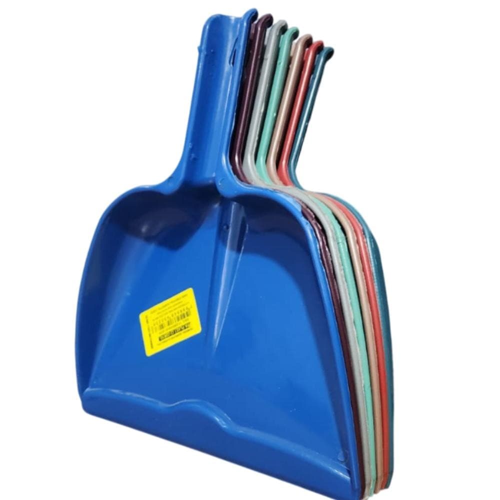 Pá de Lixo Curta PVC Cores Sortidas Resistente Reforçada Doméstica Cozinha Limpeza Jardim Varrição