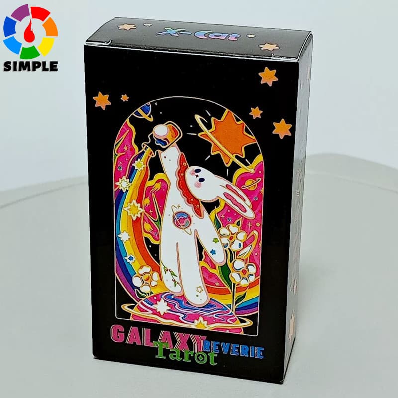 Galaxy Reverie Tarot Deck 78 Cute Rabbit-themed Tarot Cards Based on Rider System 10.3*6cm