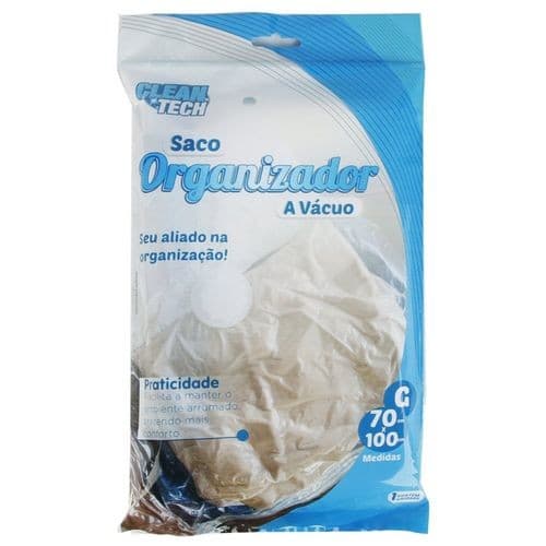 Saco Compressao Grande Organizador Armazenamento Roupa Viagem Economiza Espaco