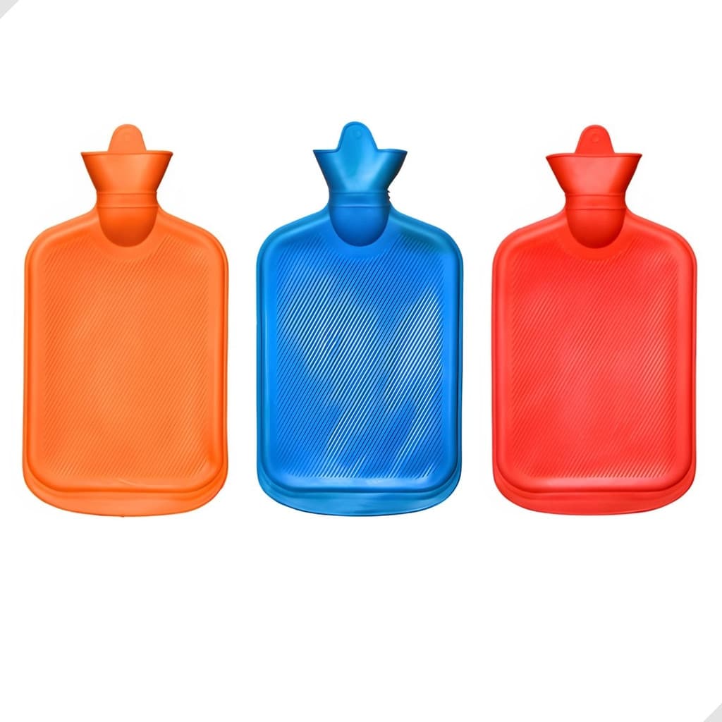 Bolsa Térmica De Água Quente e Fria 2 Litros Compressa De Borracha Para Alívio Dores Sinusite