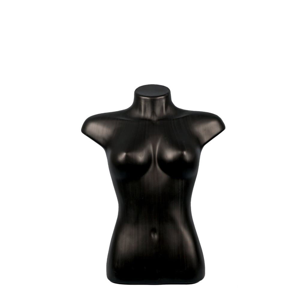 Busto Feminino Expositor Manequim Preto