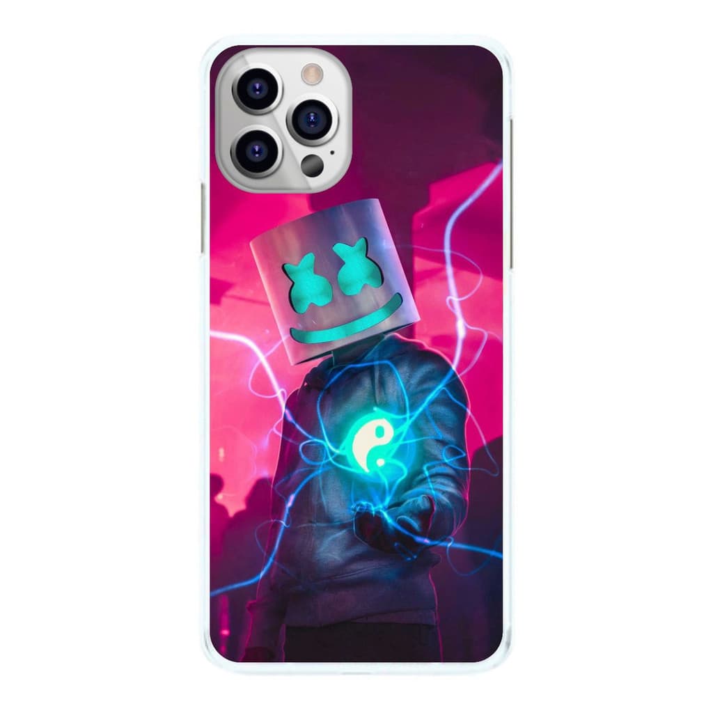 Capinha Dj Marshmello Rosa Luzes Capa de Celular