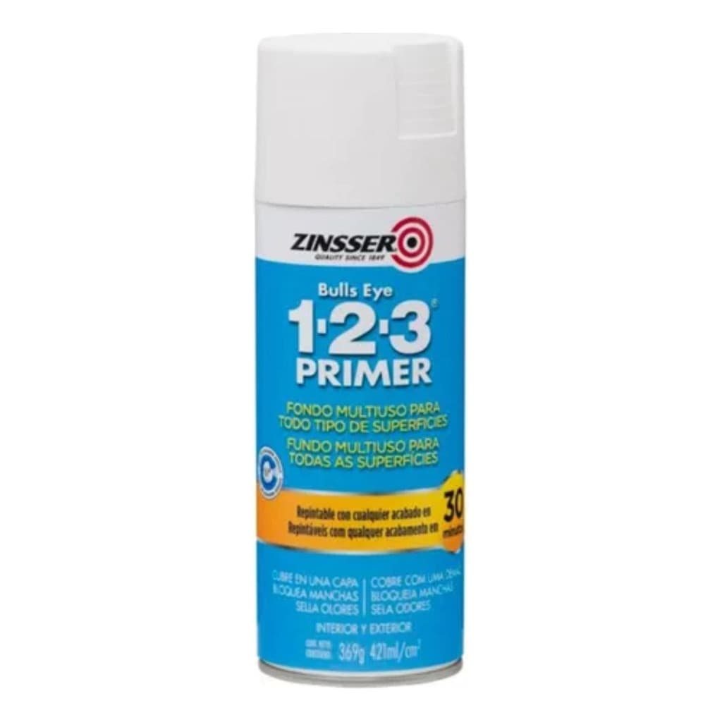 Primer Spray Multiuso 123 Branco 369g Rust Oleum Importado