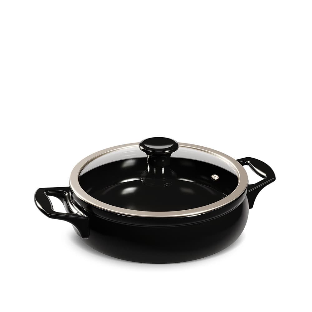Frigideira Ceraflame New Premiere 24Cm C/Alca Preto 2 Litros