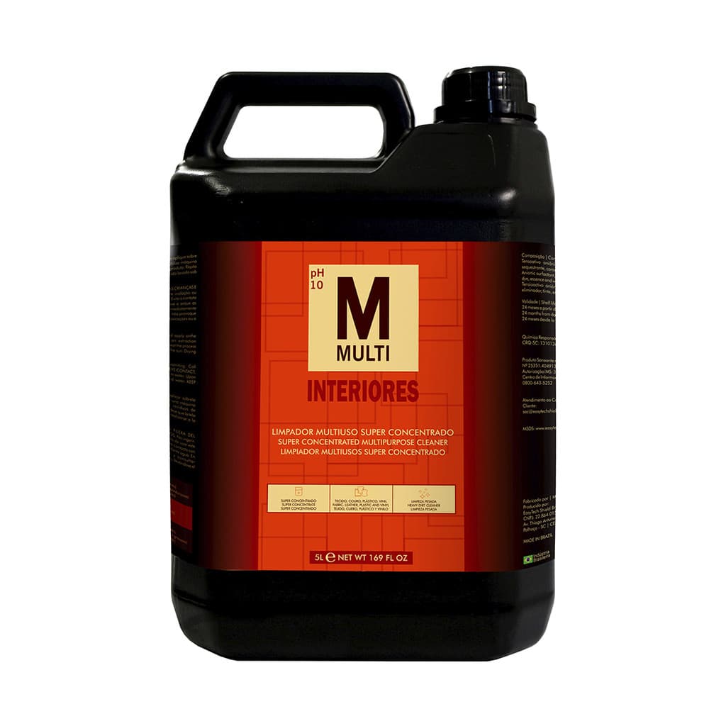 Limpador Super Concentrado Multiuso Multi APC Interiores 5L Limpeza Profissional Easytech