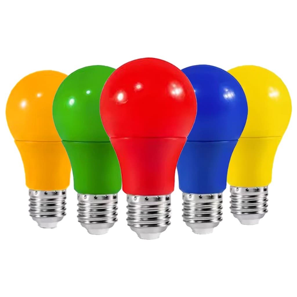 Lampada Colorida A60 Bulbo Led 7W Decoração